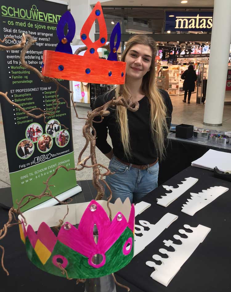 kreativ fastelavnskrone workshop schouwevent 0