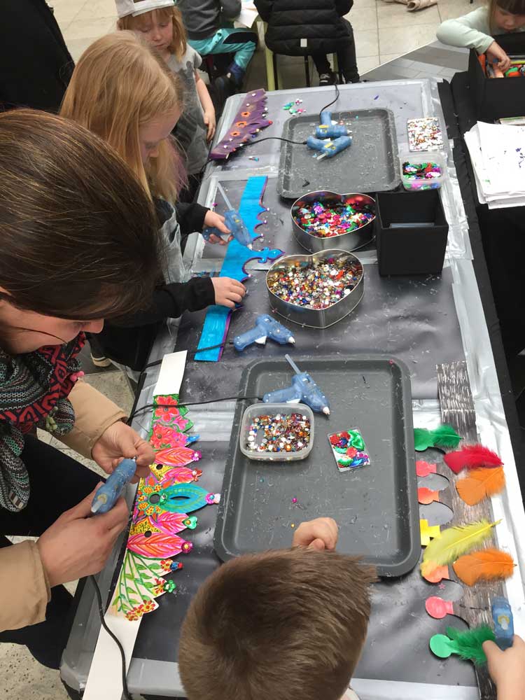 kreativ fastelavnskrone workshop schouwevent 4
