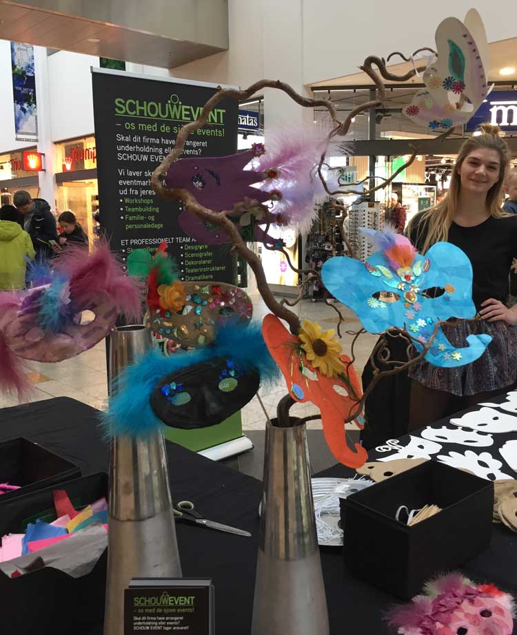kreativ fastelavn maske workshop schouwevent 0