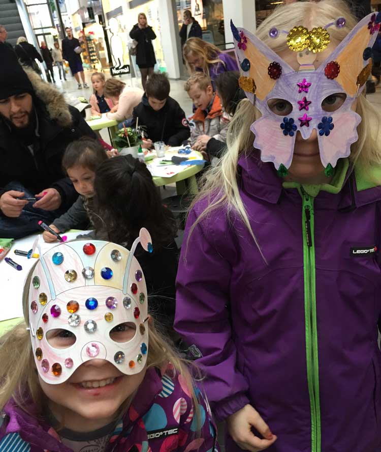 kreativ fastelavn maske workshop schouwevent 10